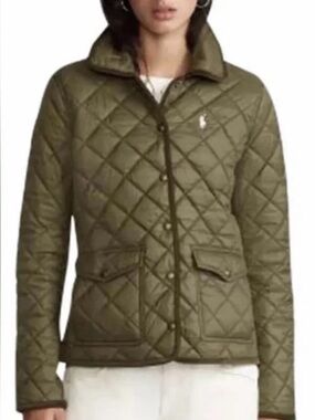 Polo Ralph Lauren Women’s Quilted Olive Green Jacket NWOT - Size XL